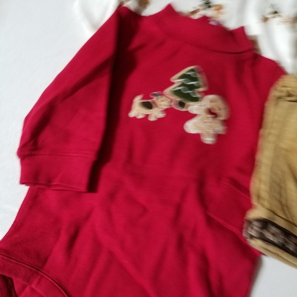 Gymboree Gingerbread Boy 3-6 month NWT Hat, pants, 2 bodysuits & socks - Picture 4 of 5